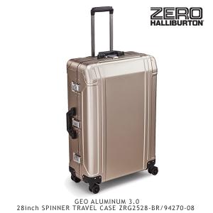 ゼロハリバートン ZERO HALLIBURTON  ジオ アルミニウム 3.0 28inch SPINNER TRAVEL CASE ZRG2528-BR/94270-08 /キャリーケース/スーツケース/[GG]｜neo