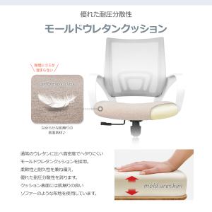 【セール】オフィスチェア 省スペース メッシュ...の詳細画像3