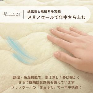 ウール チェアシート 羊毛 座布団 シートクッ...の詳細画像4