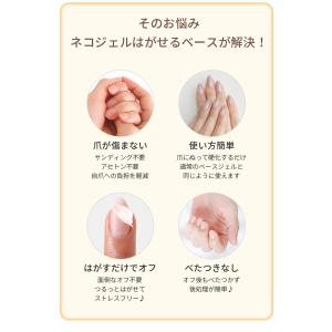 ピールオフジェル ネコジェル 爪を痛めずはがせ...の詳細画像5