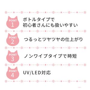 ジェルネイル セット トップジェル&ベースジェ...の詳細画像2