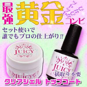 ジェルネイル用クリアジェルとノンワイプトップコートジェルのセット [宅配便] ソークオフジェル ソフトジェル トップジェルトップ