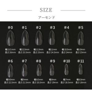 ネイルチップ 長さだしチップ 全2種 大容量 ...の詳細画像4