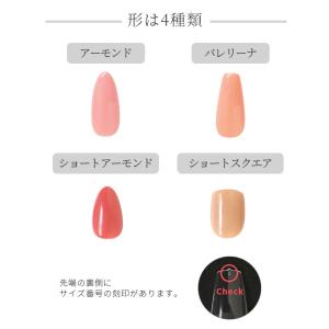 ネイルチップ 長さだしネイルチップ4種 120...の詳細画像3
