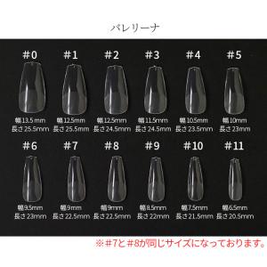 ネイルチップ 長さだしネイルチップ4種 120...の詳細画像5
