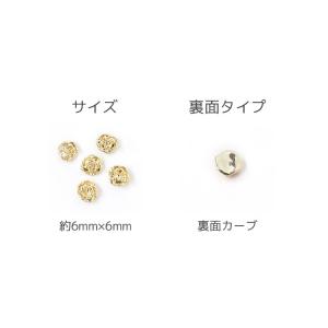 薔薇 頭 ネイルメタルパーツ バラ 5個セット...の詳細画像1