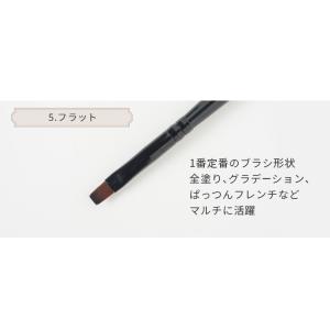 ジェルネイルブラシ 選べる5種(ラインショート...の詳細画像5
