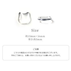 ネコ型カラーチャート ネイルツール ガラス製カ...の詳細画像3