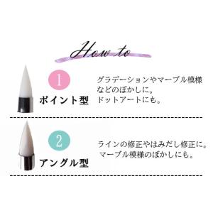 シリコンブラシ 2way ネイルツール シリコ...の詳細画像1