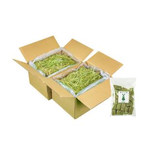 新刈り令和6年アメリカ産スーパープレミアムチモシー10kg×2＋キューブ1kg　うさぎの餌　デグーの餌　チンチラの餌　牧草　ペット
