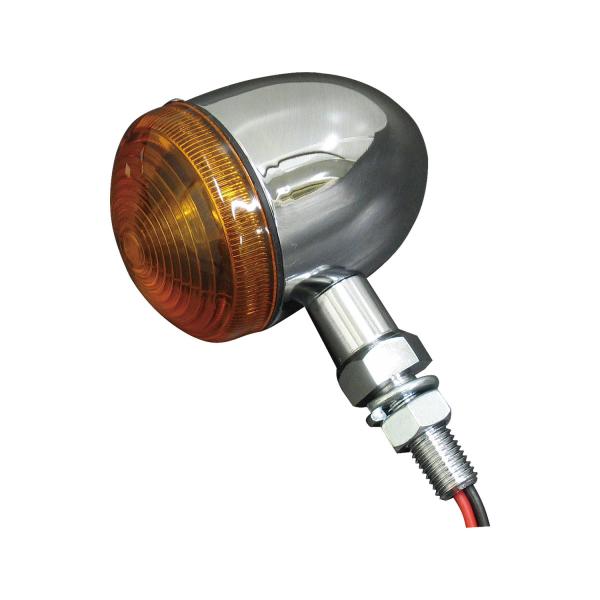 スムースレンズウインカー　クローム　Ｍ８