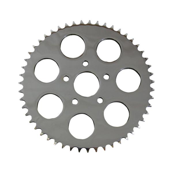 ５１丁　リアチェーンスプロケット　クローム　８６−９１ｙ　ＸＬ用