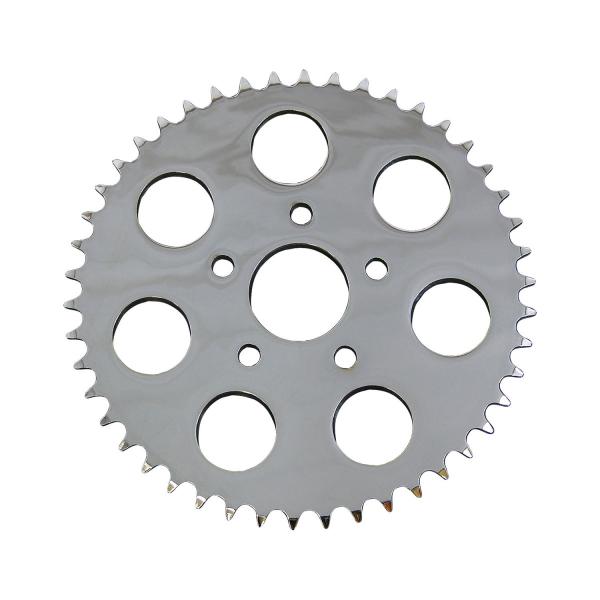 ４６丁　リアチェーンスプロケット　クローム　８６−９１ｙ　ＸＬ用