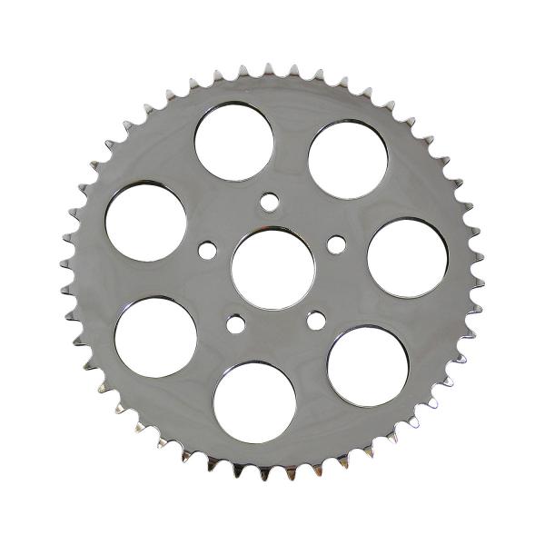 ４９丁　リアチェーンスプロケット　クローム　７３−８５ｙ　ＢＴ用