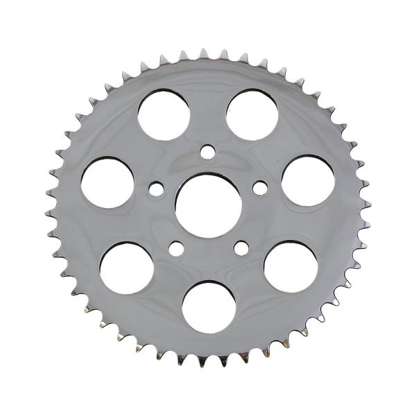 ４７丁　リアチェーンスプロケット　クローム　７３−８５ｙ　ＢＴ用