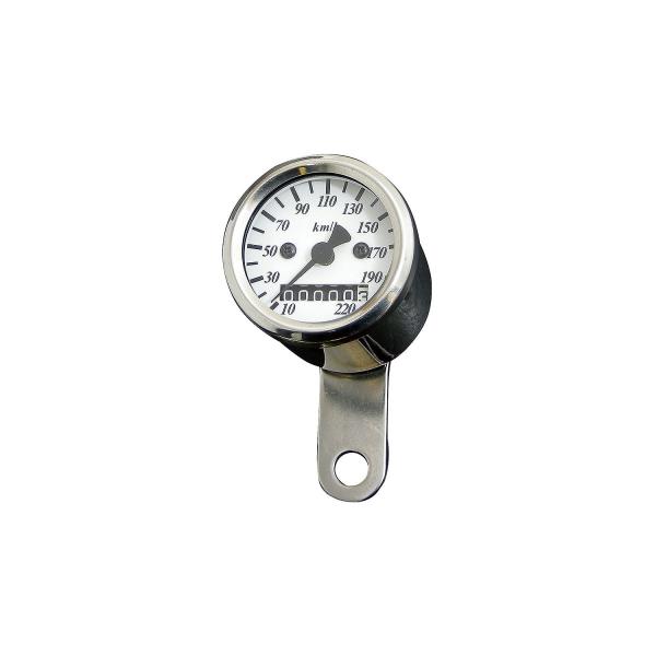 ４８ｍｍアナログスピードメーター　白盤１：１　−９５ｙ