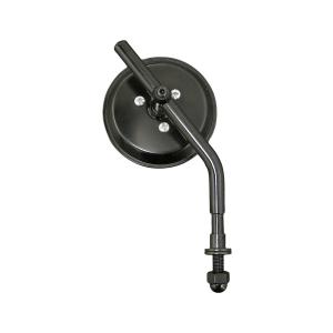 ３ｉｎ　ショートステムラウンドミラー　クランプ無し　ブラック