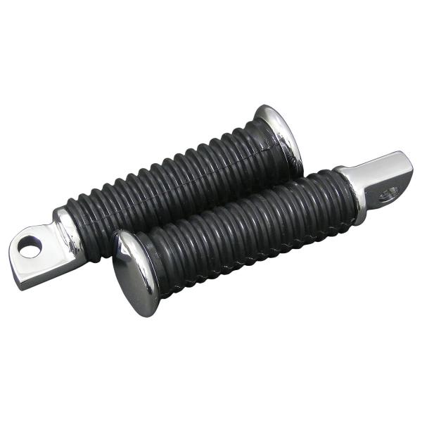 ＯＥＭタイプ　クロームエンドラバーフットペグ　スモール