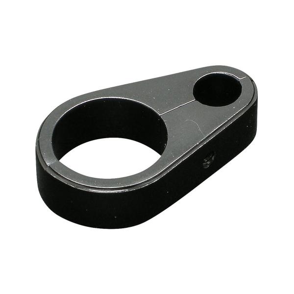 １ｉｎ用クラッチケーブルクランプ　ブラック