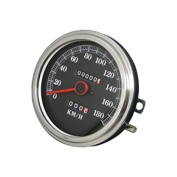 ＦＬタイプ　タンクマウントスピードメーター　黒盤　２：１　‐９５ｙ