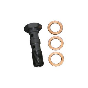 ＧＴＳ　３／８−２４　ダブルバンジョーボルト　スチールブラック