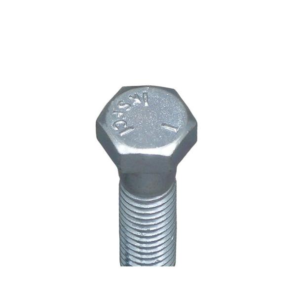 ヘックスボルト　５／１６−２４×２ｉｎ　ユニクローム