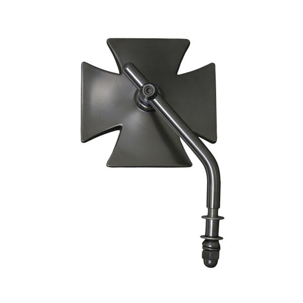 アジャスタブルショートステムクロスミラー　ブラック