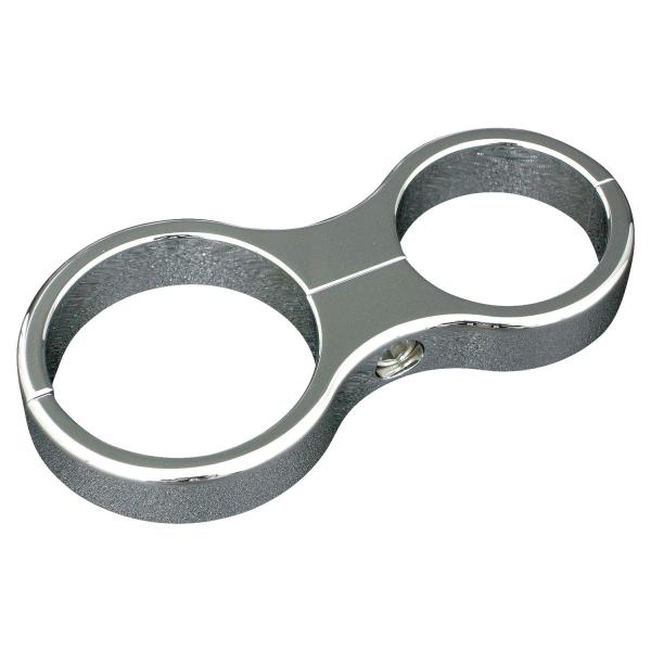 ３９ｍｍフォーク用　４８ｍｍメータークランプ　クローム