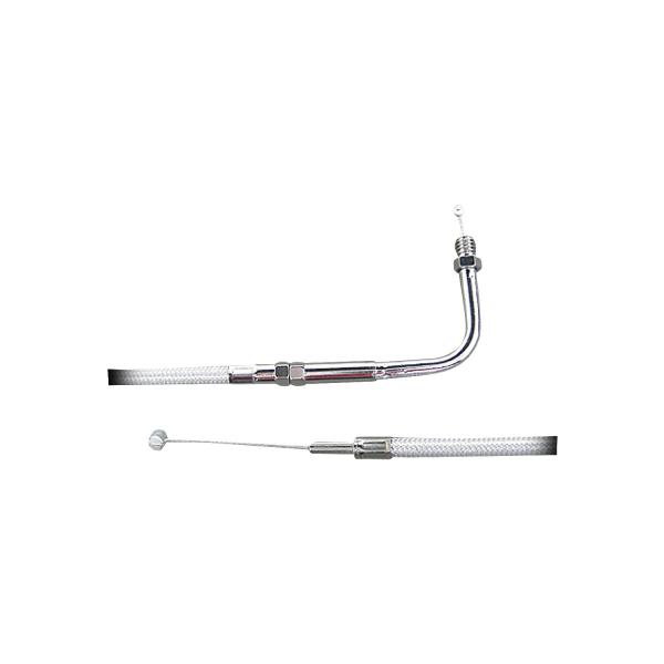 ４１ｉｎ　スロットルケーブル　９０°　プラチナコート　９６ｙ−　ＢＴ・ＸＬ用