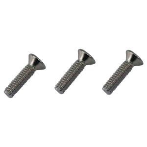 ティアドロップエアクリーナーカバー　スクリュー　クローム　３個セット