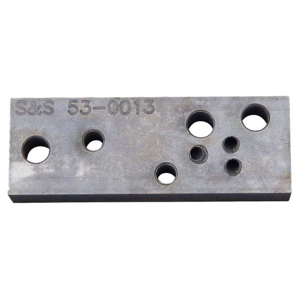 クランクケースオイルパッセージ　ドリル用ジグ