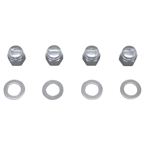 ６６−８４ｙＢＴ用ロッカーシャフトエンド　ヘックスナットキット　クローム