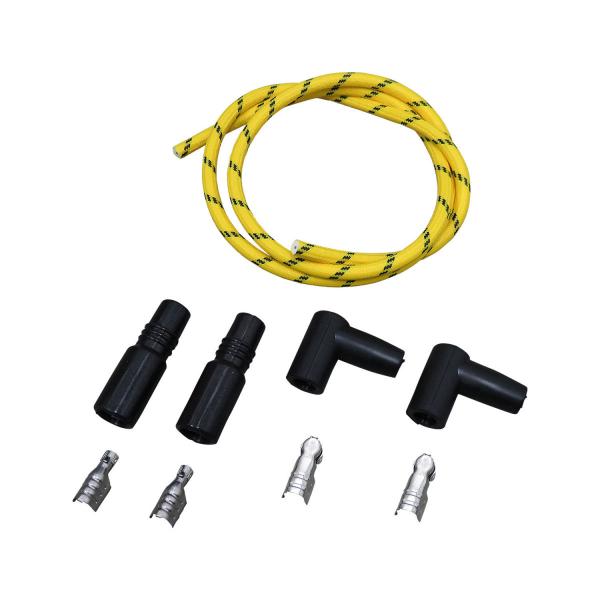布巻きプラグコードセット　ＴＣ・０４ｙ−ＸＬ　黄
