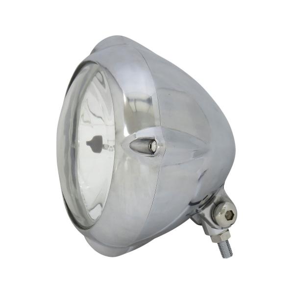 ５−３／４ｉｎ　ビンテージヘッドライト　ポリッシュ　クリアーレンズ