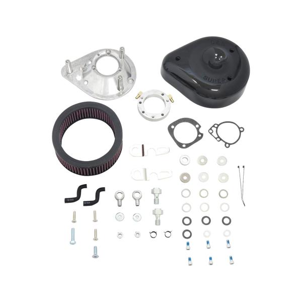 Ｓ＆Ｓ　ティアドロップエアクリーナーキット　９１ｙ−ＸＬ　ブラック