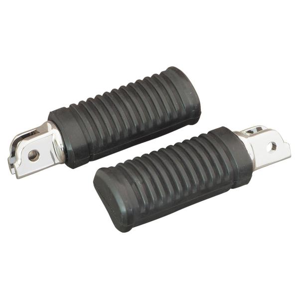 Ｍ８用ＯＥＭタイプ　ラバーフットペグ　クローム　フロント