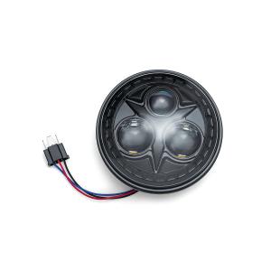 5-3/4 in バイザー付きバレットヘッドライト改ハーレー Harley Davidson 5−3／4in バイザー付きバレットヘッド