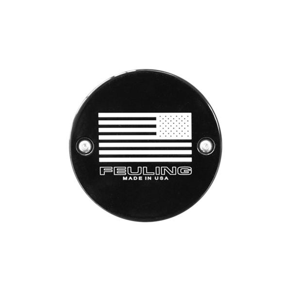 リバースアメリカンフラッグ　ポイントカバー　２穴　グロスブラック