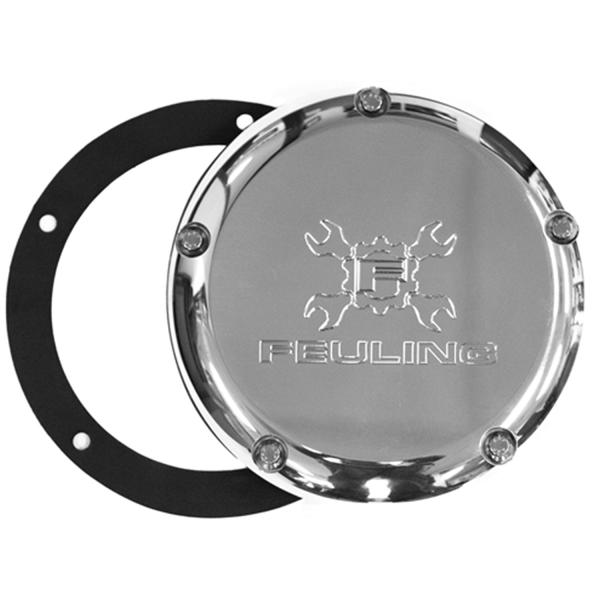 ギアクロスロゴ　ダービーカバー　ラージ５穴　ポリッシュ