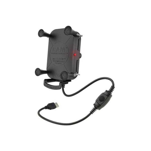 ＲＡＭ　ＭＯＵＮＴＳ　防水ワイヤレス充電Ｘグリップ　スマホホルダー