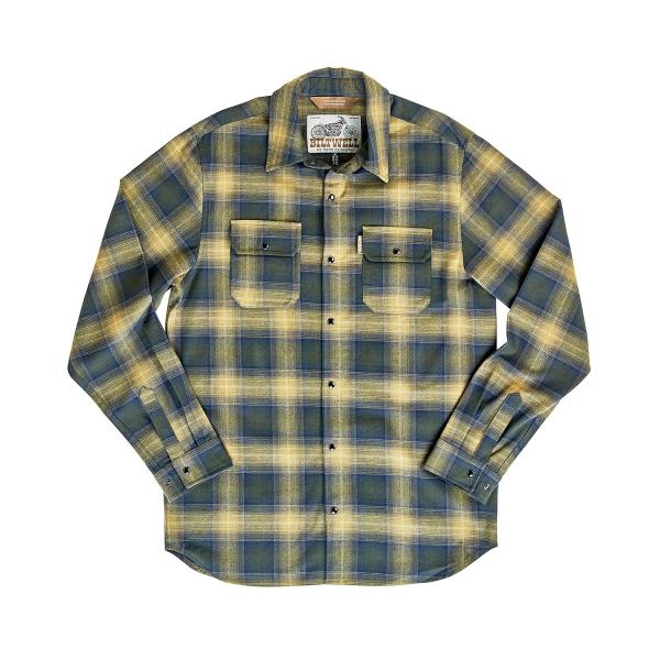 Ｂｉｌｔｗｅｌｌ　ＨＩ　ＴＥＳＴ　フランネルシャツ　グリーン　ＸＬ
