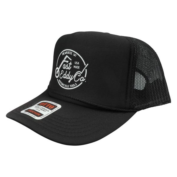 ＦａｓｔＥｄｄｙ　ホワイトロゴ　メッシュキャップ