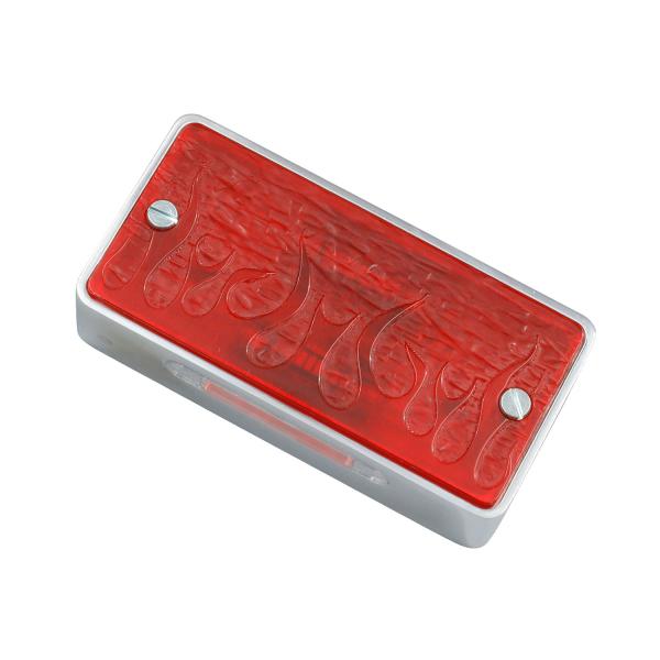 ＭＡＬＣＯＭ　スクエアテールライト　ポリッシュ　下フレイムス