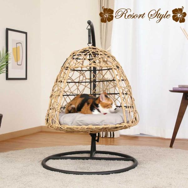【Resort Style ハンギングチェア】猫用 犬用 ペット用 ペット専用 家具 リゾート 室内...