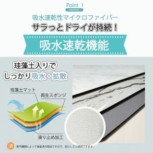 蛇口マット 珪藻土 シンクマット 水切りマット...の詳細画像5