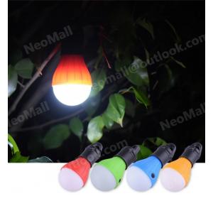 LED ランタン 電球型 乾電池式 レッド キ...の詳細画像1