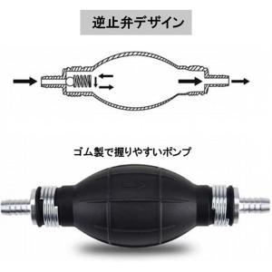 手動ポンプ 移送ポンプ 携帯ポンプ 燃料ホース...の詳細画像3