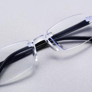 老眼鏡 フチなし メガネ 超軽量 メンズ レデ...の詳細画像1
