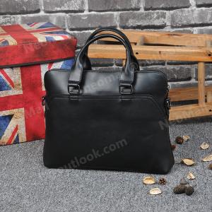 送料コミコミ☆ メンズ 本革 ビジネスバック ブラック 牛革 ブリーフ