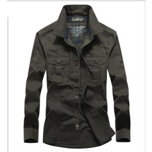 メンズ 長袖 デニム シャツ グレー 春秋【n189】 : NEOMALLヤフー